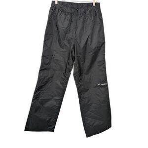 COLUMBIA Men Sz Small Rebel Romer II Omni-Tech Waterproof Breathable Black Pants